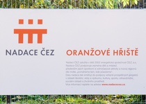 Oranžové hřiště ulice Mírová Adamov