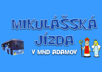 Mikulášská jízda MHD Adamov