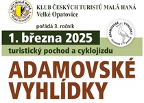 Turistický pochod a cyklojízda Adamovské vyhlídky 2025