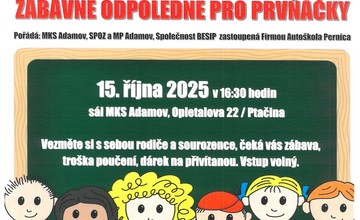ZÁBAVNÉ I POUČNÉ ODPOLEDNE PRO PRVŇÁČKY