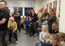 Ze zahájení výstavy "Umění pod kůží" Jiřího Kuchaře