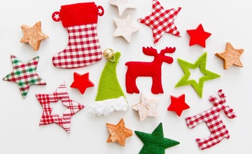 Vánoční dárky a ozdoby