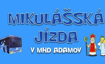 Mikulášská jízda v MHD Adamov