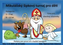 Mikulášský šipkový turnaj pro děti