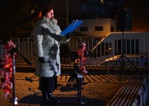 Slavnostní rozsvícení vánočního stromu v Adamově...