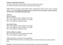 Pozvánka na běžecký terénní závod - TRAIL RUN 100M UP Moravským krasem