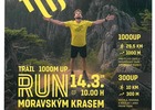 Pozvánka na běžecký terénní závod - TRAIL RUN 100M UP Moravským krasem