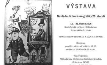 VÝSTAVA  /  NAHLÉDNUTÍ DO ČESKÉ GRAFIKY 20. STOLETÍ