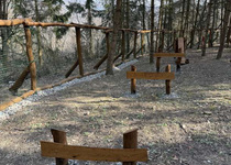 Dokončovací práce na novém Výběhu pro psy