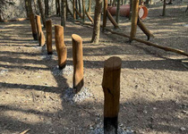 Dokončovací práce na novém Výběhu pro psy