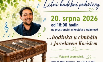 LETNÍ HUDEBNÍ PODVEČERY: U CIMBÁLU S JAROSLAVEM KNEISLEM