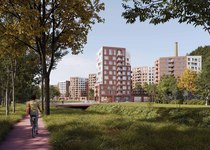 Pozvánka na veřejnou prezentaci projektu propojení veřejného prostoru a výstavby nových bytových domů v údolí řeky Svitavy ve městě Adamov