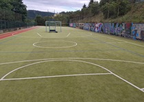Uzavření školní hřiště na ul. Komenského - červen až srpen