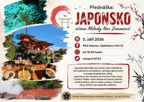 PŘEDNÁŠKA: MILADA NOX ZEMANOVÁ - JAPONSKO