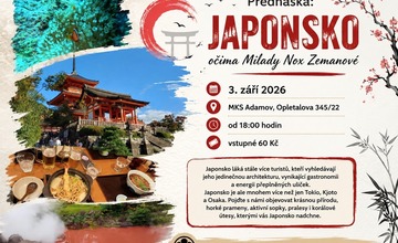 PŘEDNÁŠKA: MILADA NOX ZEMANOVÁ - JAPONSKO