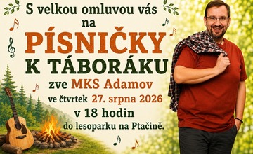 PÍSNIČKY K TÁBORÁKU DNES - ČTVRTEK 27. SRPNA 2026