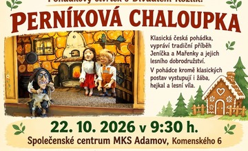 POHÁDKOVÝ ČTVRTEK: DIVADLO KOZLÍK / PERNÍKOVÁ CHALOUPKA
