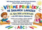 VÍTÁME PRVŇÁČKY VE ŠKOLNÍCH LAVICÍCH...