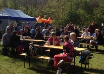 Pálení čarodějnic na sklaďáku