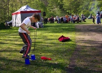 Pálení čarodějnic na sklaďáku