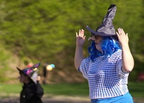 Pálení čarodějnic na sklaďáku