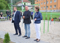 Slavnostní otevření workoutového hřiště ve fotografiích