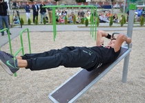 Slavnostní otevření workoutového hřiště ve fotografiích