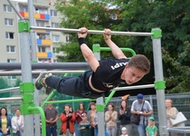 Slavnostní otevření workoutového hřiště ve fotografiích