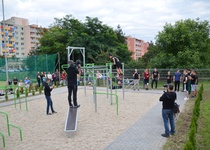 Slavnostní otevření workoutového hřiště ve fotografiích