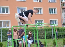 Slavnostní otevření workoutového hřiště ve fotografiích