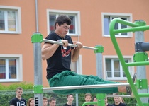 Slavnostní otevření workoutového hřiště ve fotografiích