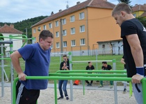 Slavnostní otevření workoutového hřiště ve fotografiích