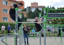 Slavnostní otevření workoutového hřiště ve fotografiích