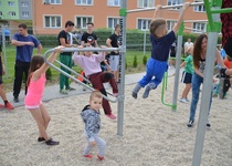 Slavnostní otevření workoutového hřiště ve fotografiích