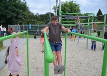 Slavnostní otevření workoutového hřiště ve fotografiích