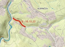 Uzavírka silnice mezi Olomučany a křižovatkou silnic Olomučany–Brno–Blansko