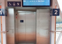 Postup při poruše výtahů na nové lávce u nádraží