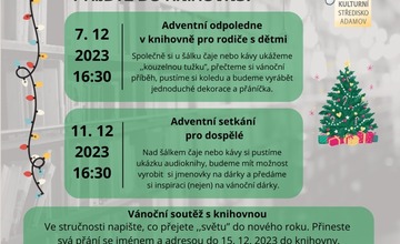 POZVÁNÍ DO ADAMOVSKÉ KNIHOVNY